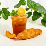 شاي مثلج مع كرواسون / ICED TEA with CROISSANT