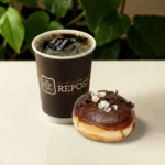 قهوة اليوم مع دونات البندق / Coffee of the day with Donut Hazelnut